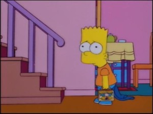 Sad Little Bart Simpson