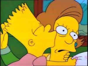 Bart Kisses Teacher