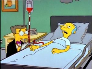Mr Burns Blood Feud