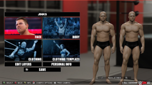Create A Wrestler WWE 2k15