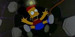 Bart Falls Down the Well Radio Bart