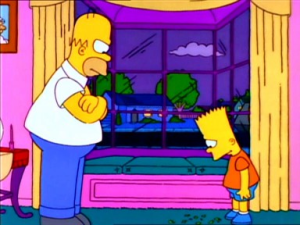 Homer & Bart Itchy & Scratchy The Movie