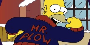 Homer Simpson Mr Plow