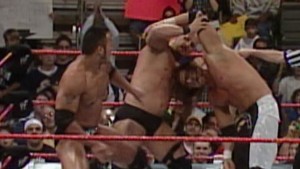 Steve Austin vs. The Rock vs. Triple H