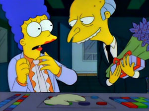 Marge Simpson & Mr. Burns