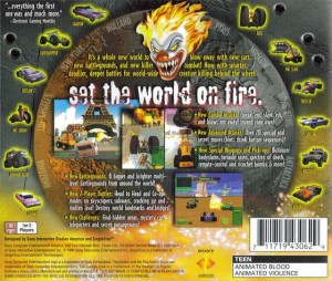 Twisted Metal 2 Back Cover