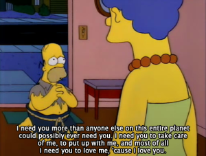 Homer Begs Marge to take him back