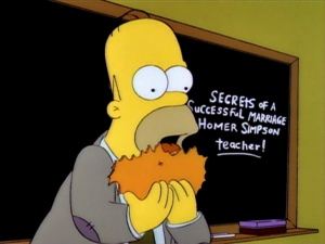 marriage is like an orange The Simpsons