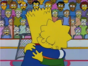 Bart and Lisa Lisa on Ice