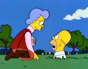 Homer & Mother Simpson - Mother Simpson